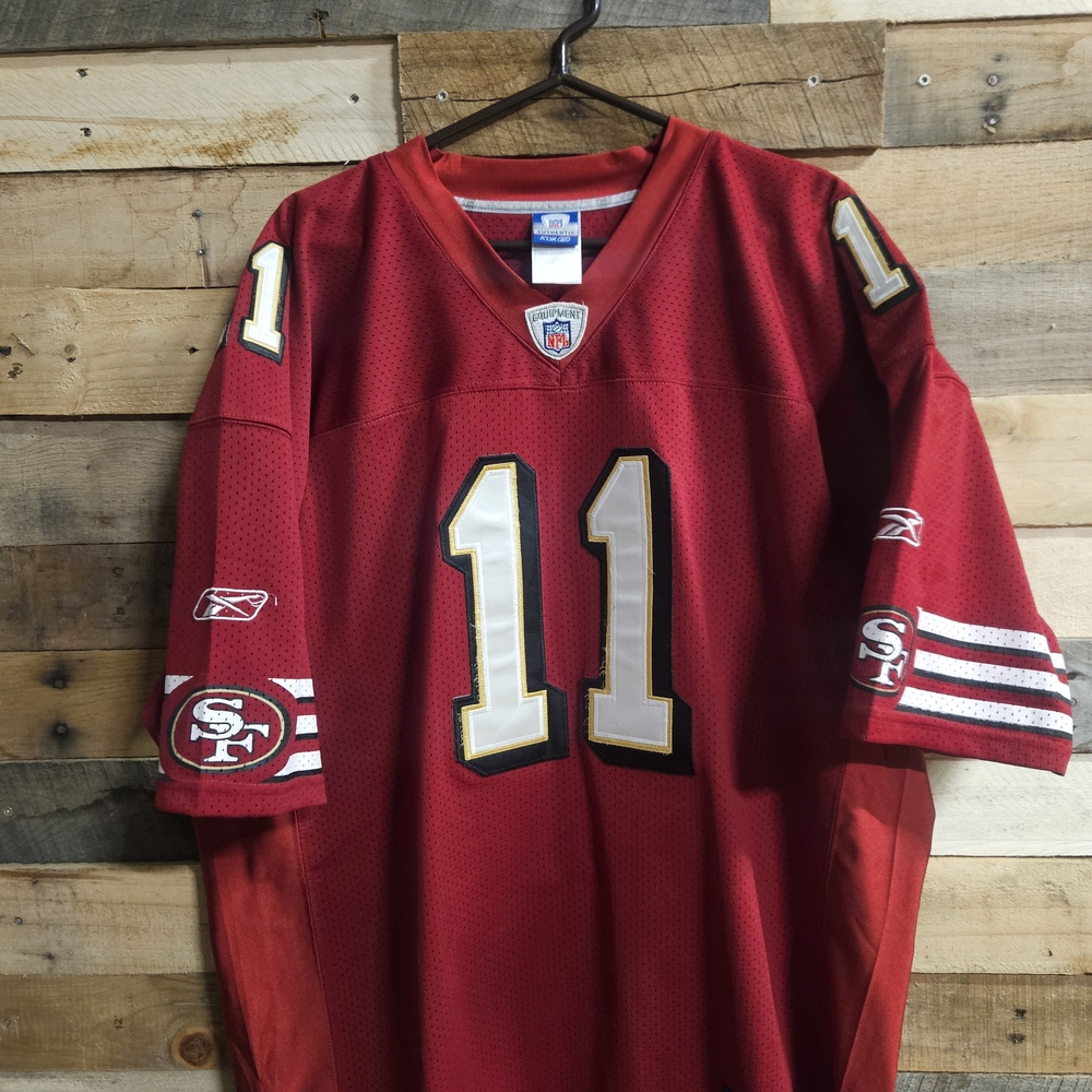 Reebok San Francisco 49ers #11 Red Football Jersey
